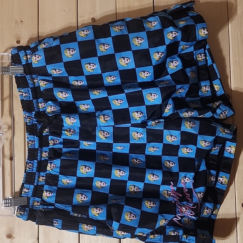 Marilyn Monroe x Shoes Palace Checkered Shorts : Swim Trunks Men’s Size Large
